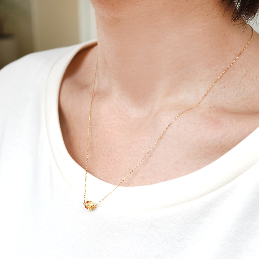 BAND NECKLACE TOPAZ #2733