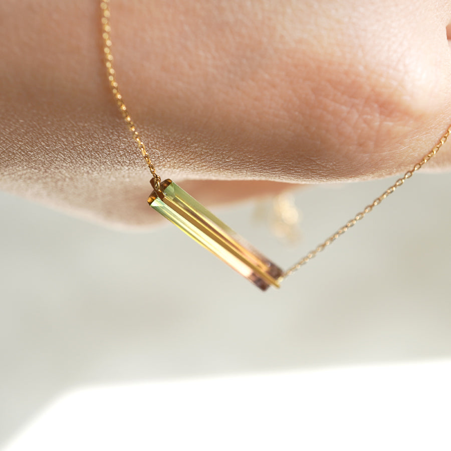 BAND NECKLACE TOURMALINE #2916