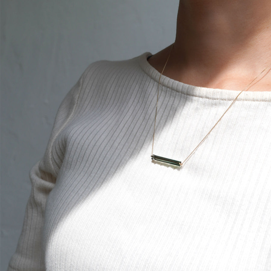 BAND NECKLACE TOURMALINE #4224