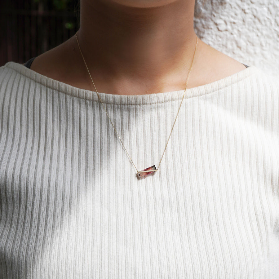 BAND NECKLACE TOURMALINE #4237