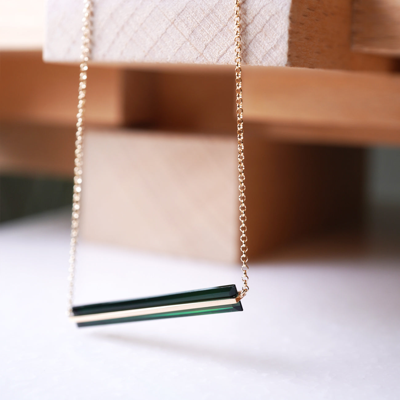 BAND NECKLACE TOURMALINE #4046