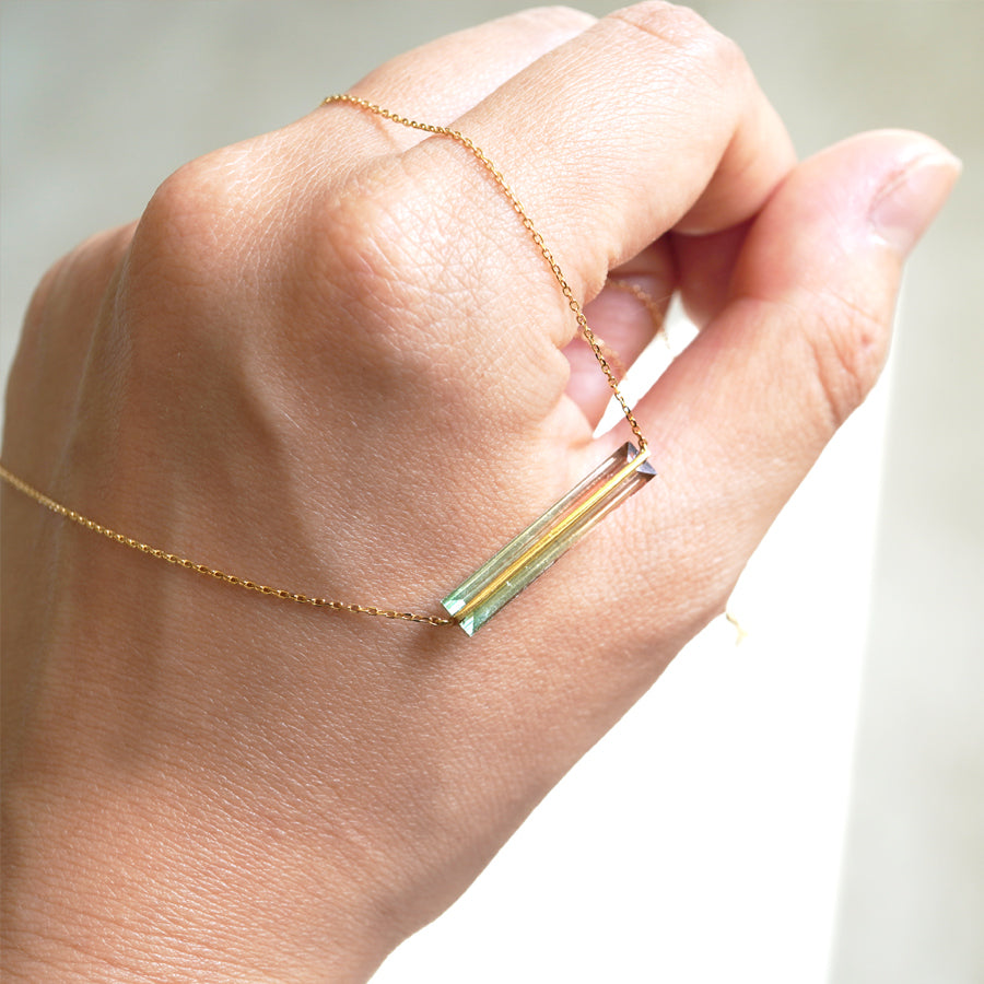 BAND NECKLACE TOURMALINE #2916