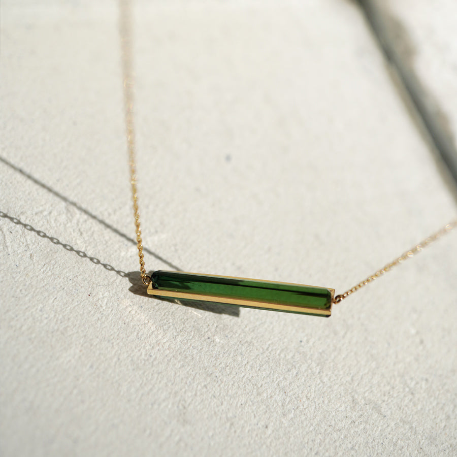 BAND NECKLACE TOURMALINE #3796