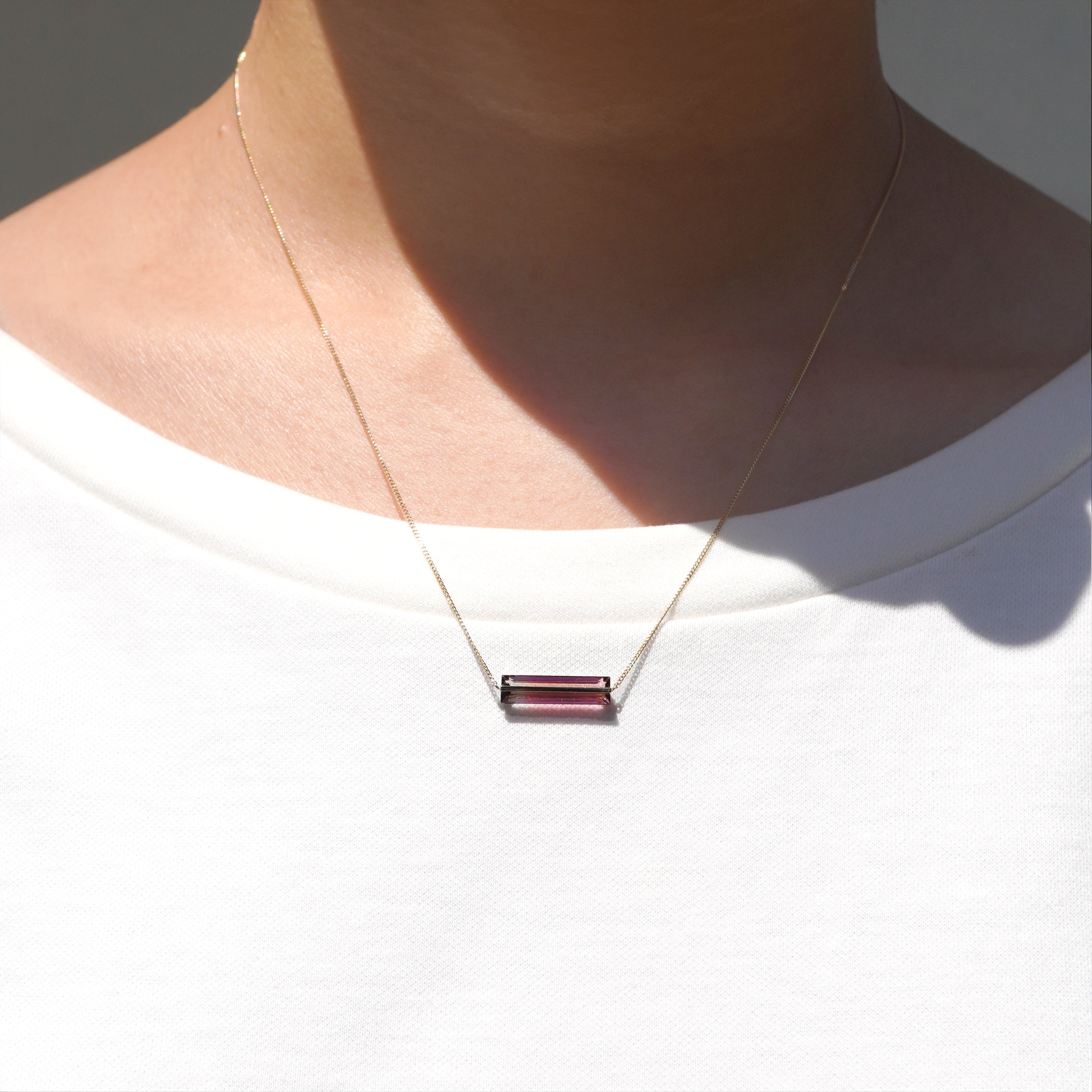 BAND NECKLACE TOURMALINE #3826