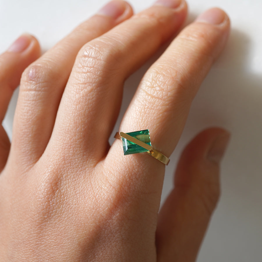 BAND RING TOURMALINE#3787