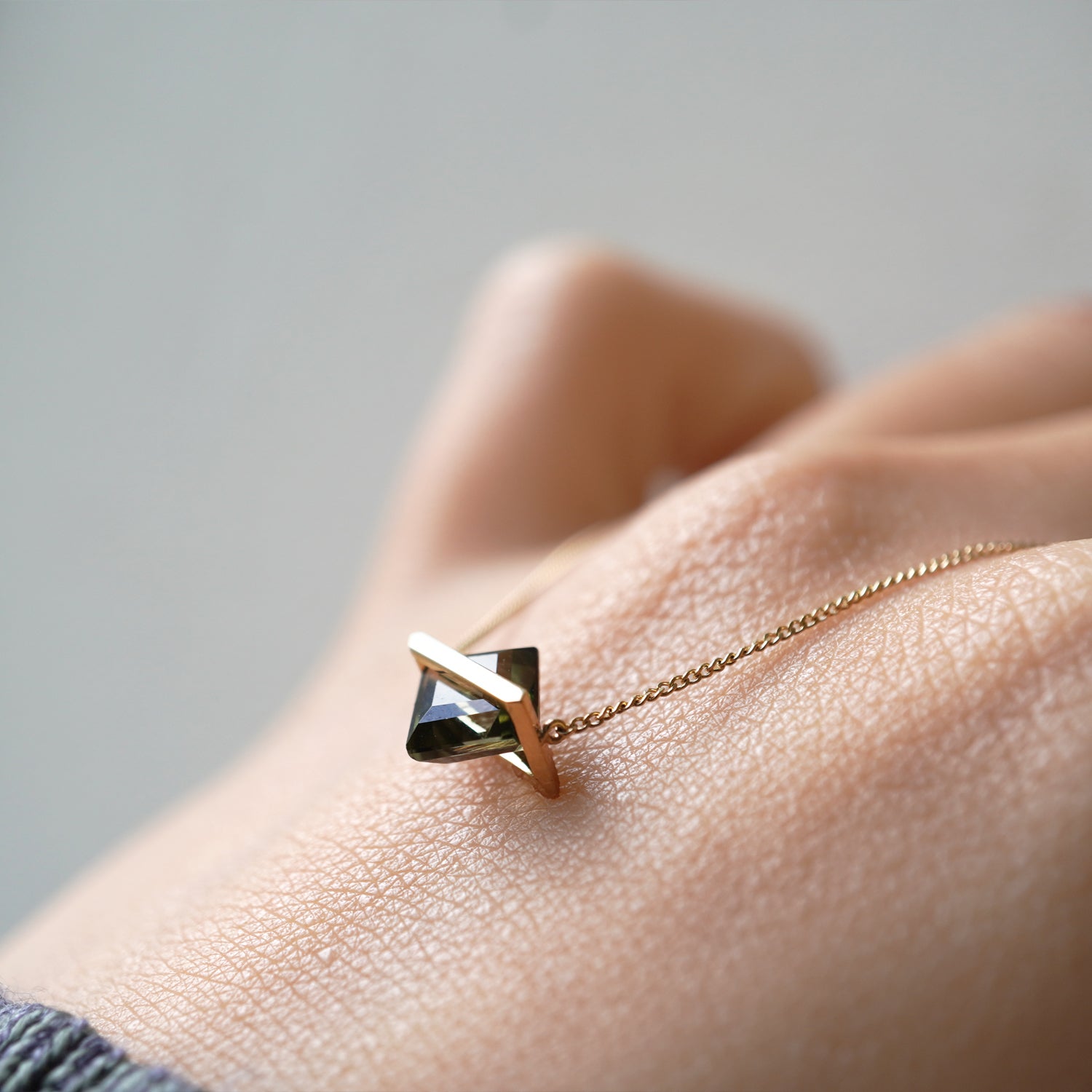 BAND NECKLACE TOURMALINE #3818