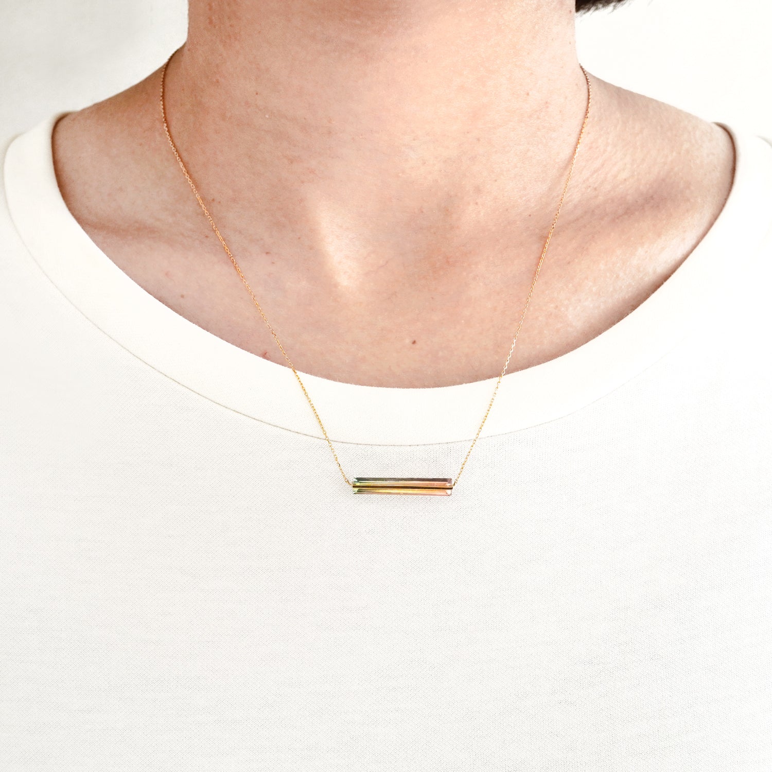 BAND NECKLACE TOURMALINE #2916