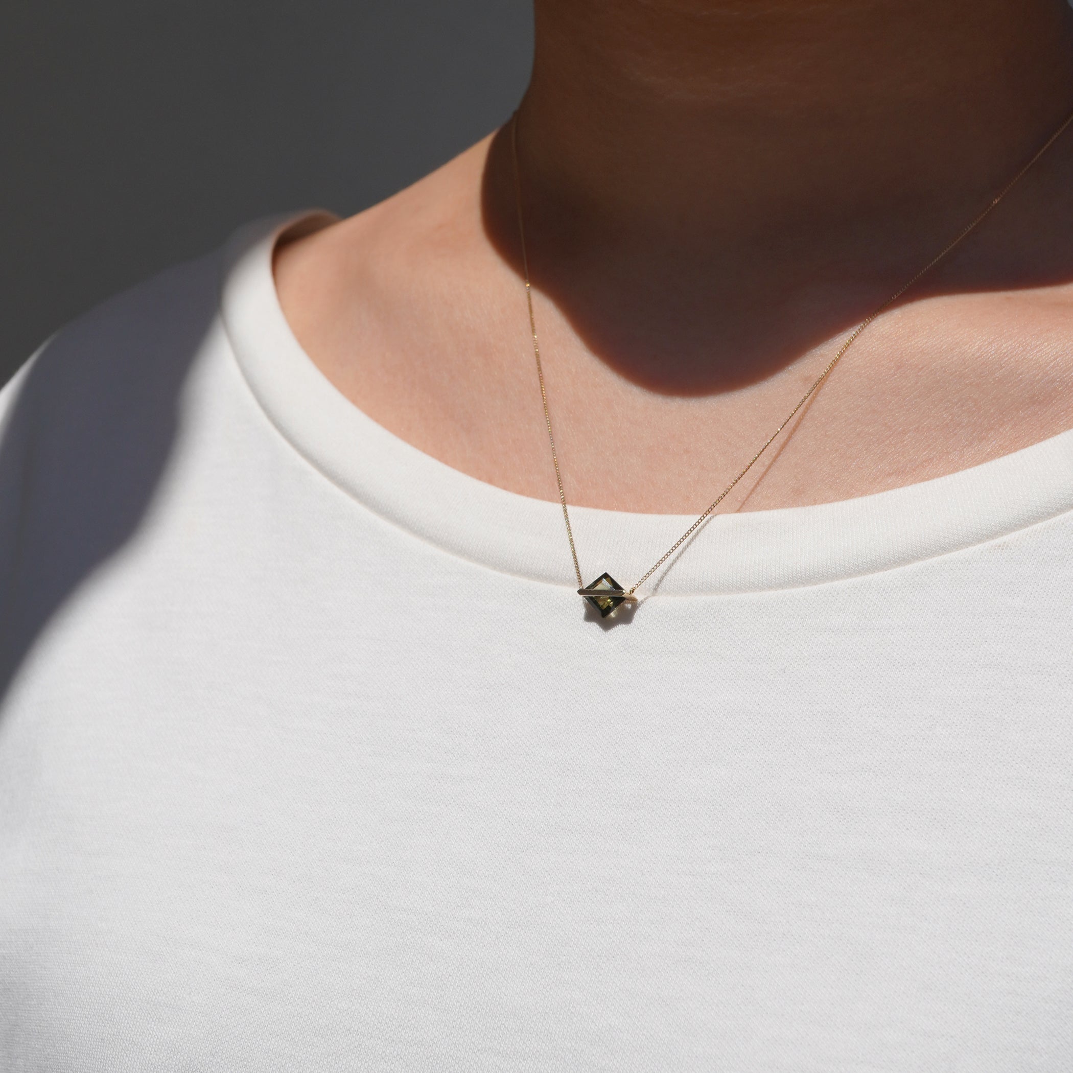 BAND NECKLACE TOURMALINE #3818