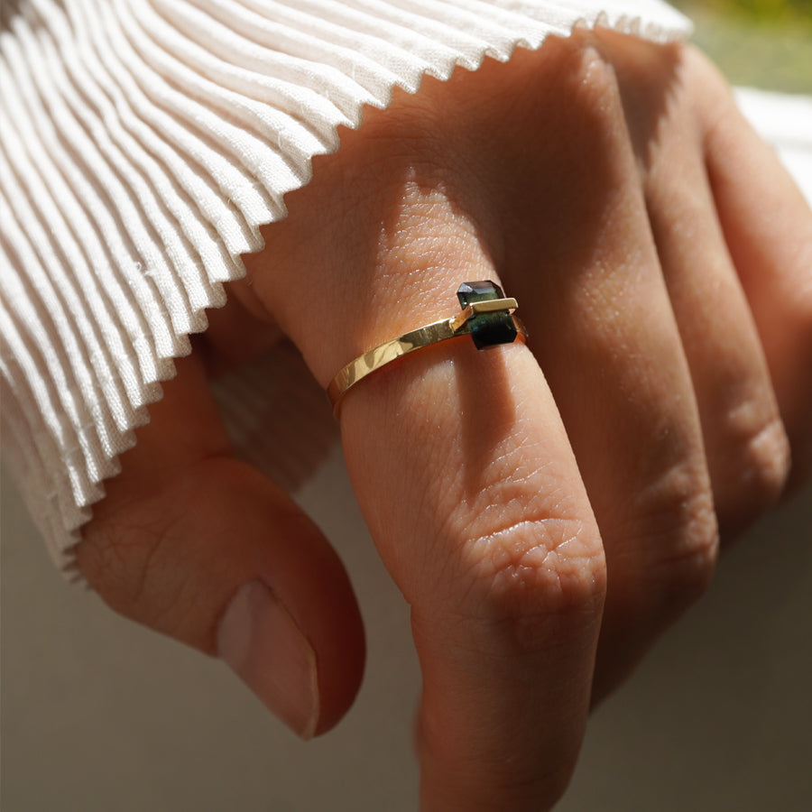 BAND RING TOURMALINE#4187