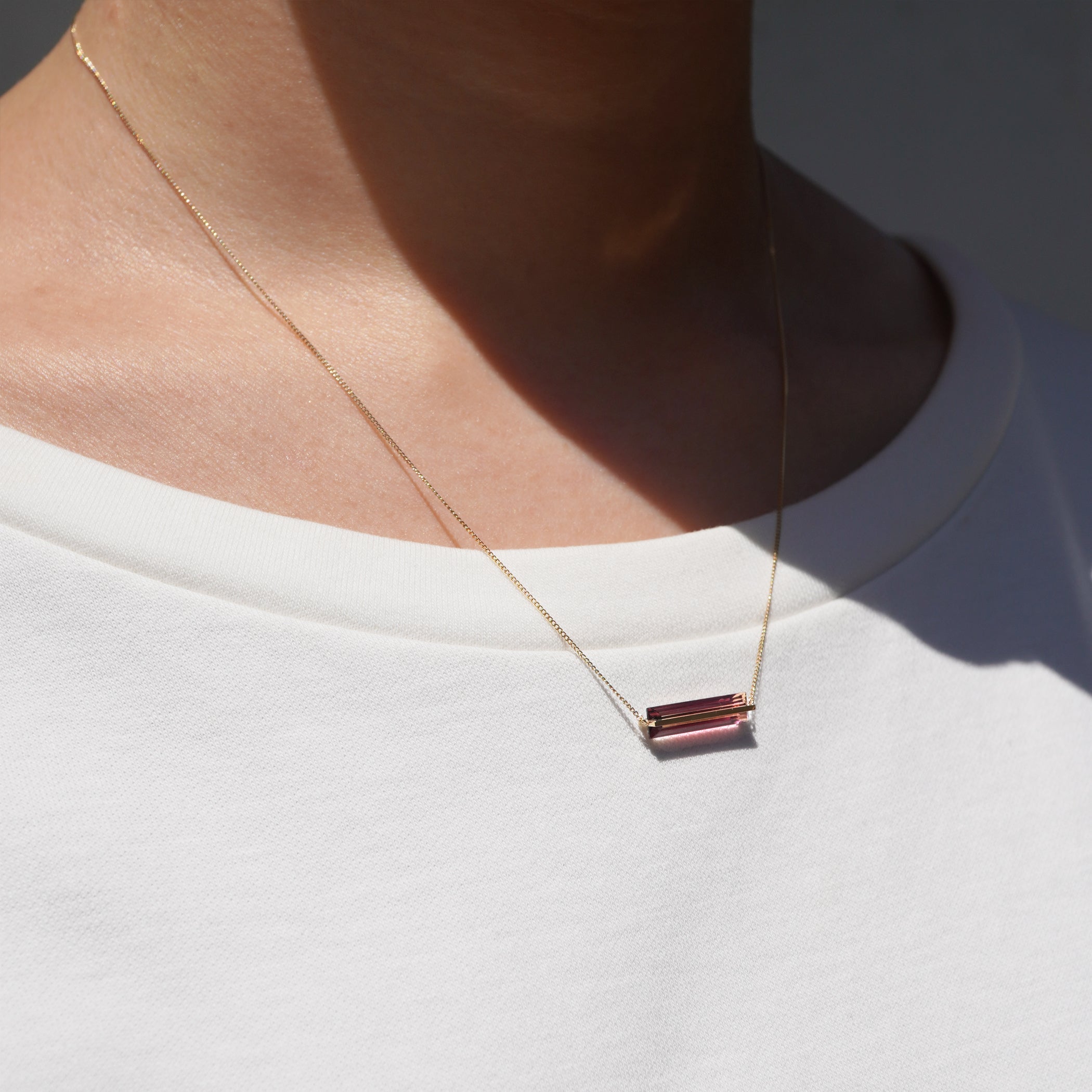 BAND NECKLACE TOURMALINE #3826