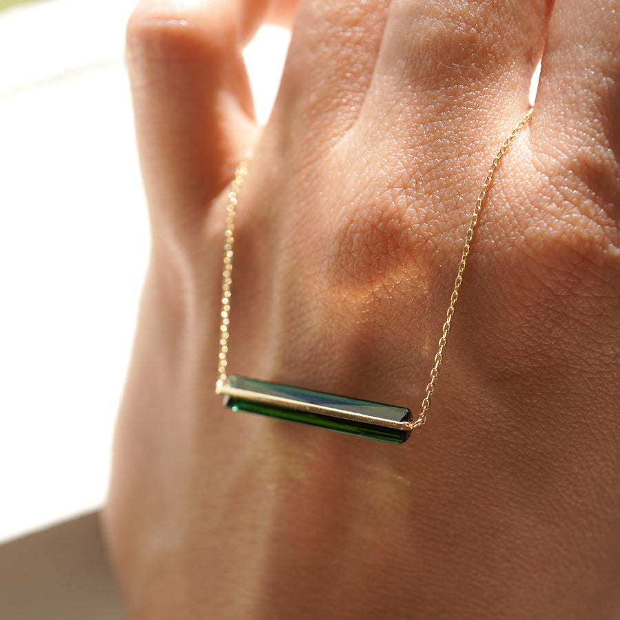 BAND NECKLACE TOURMALINE #3796