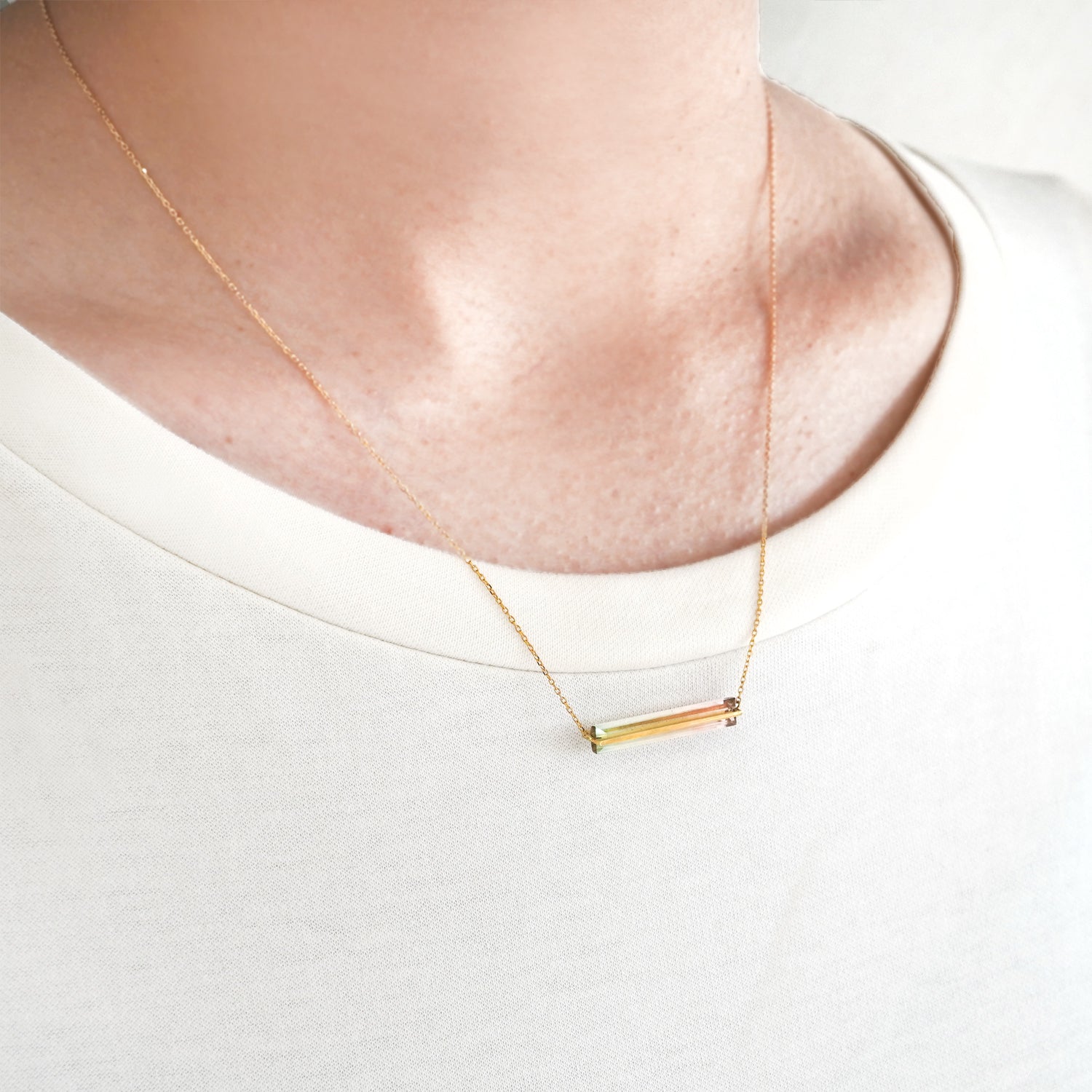 BAND NECKLACE TOURMALINE #2916