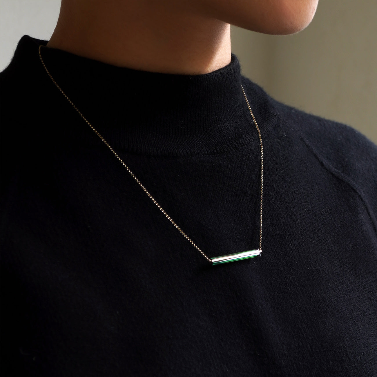 BAND NECKLACE TOURMALINE #4046