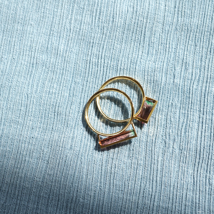 BAND RING TOURMALINE#3861