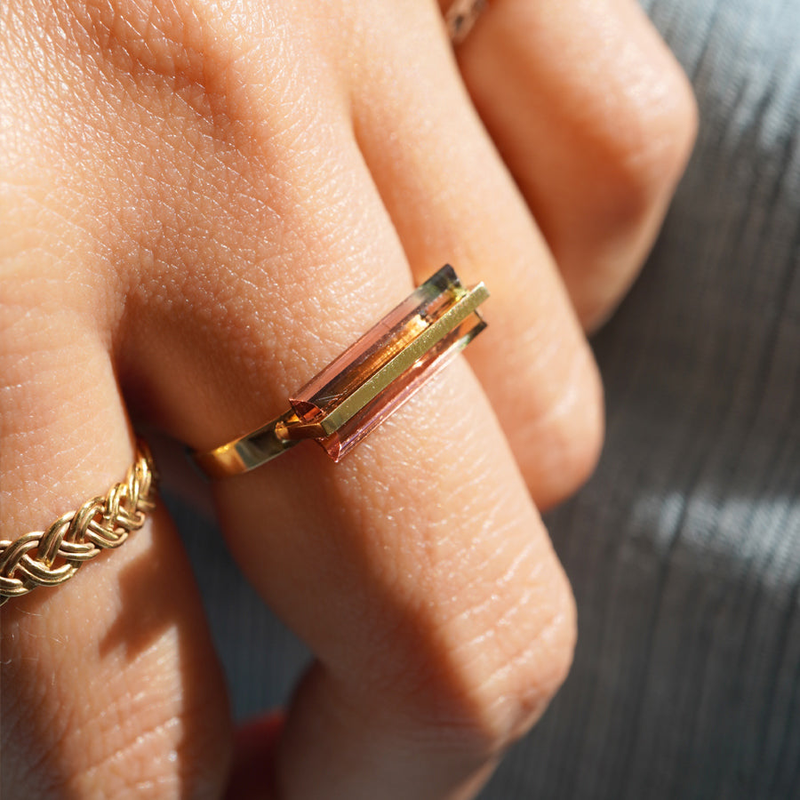BAND RING TOURMALINE#3861