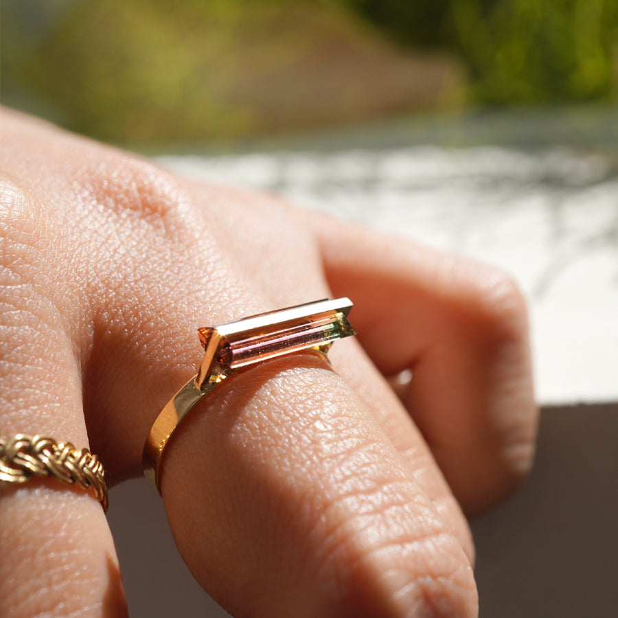 BAND RING TOURMALINE#3861
