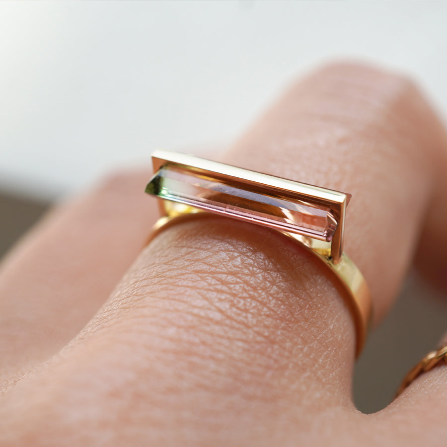 BAND RING TOURMALINE#3861