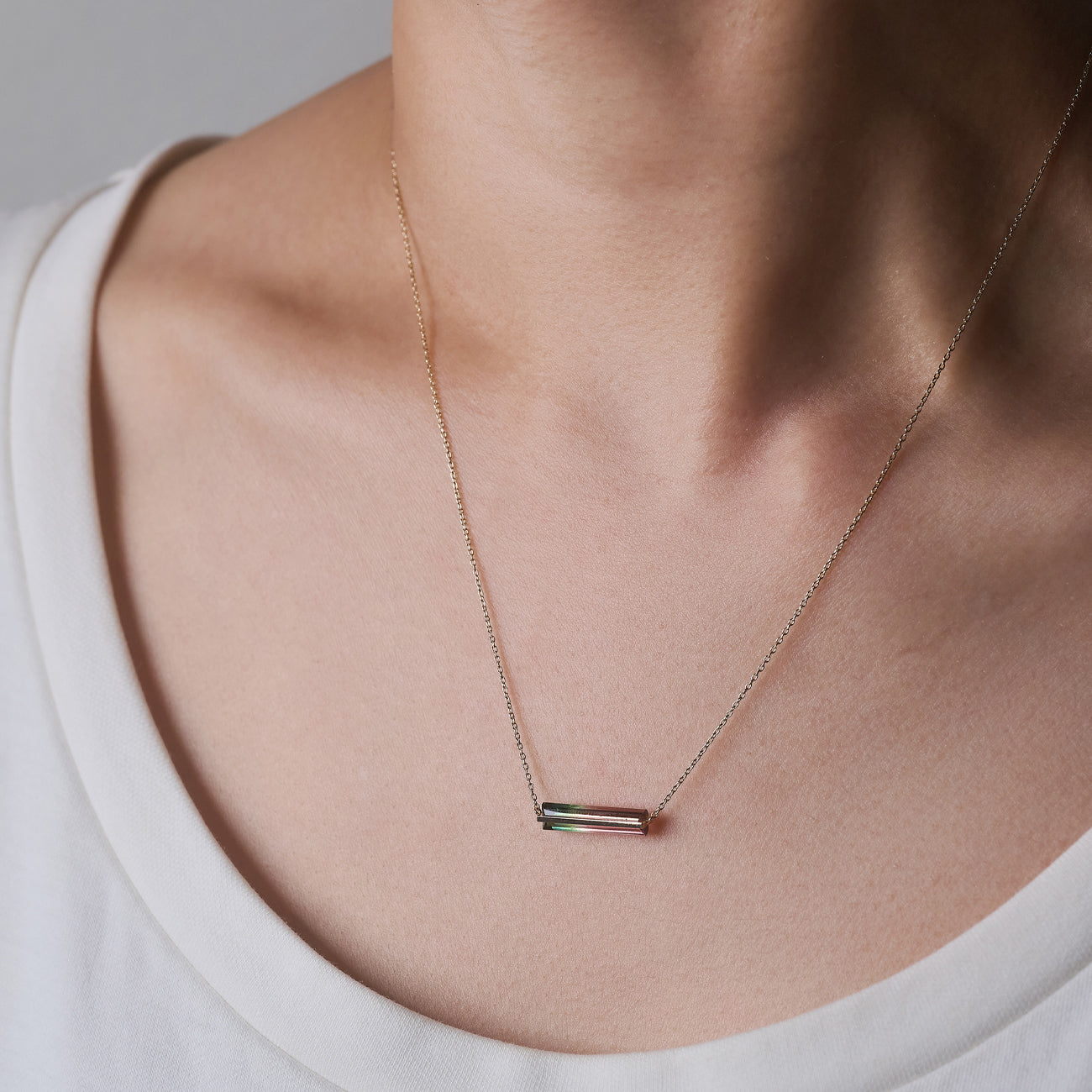 BAND NECKLACE TOURMALINE #3941