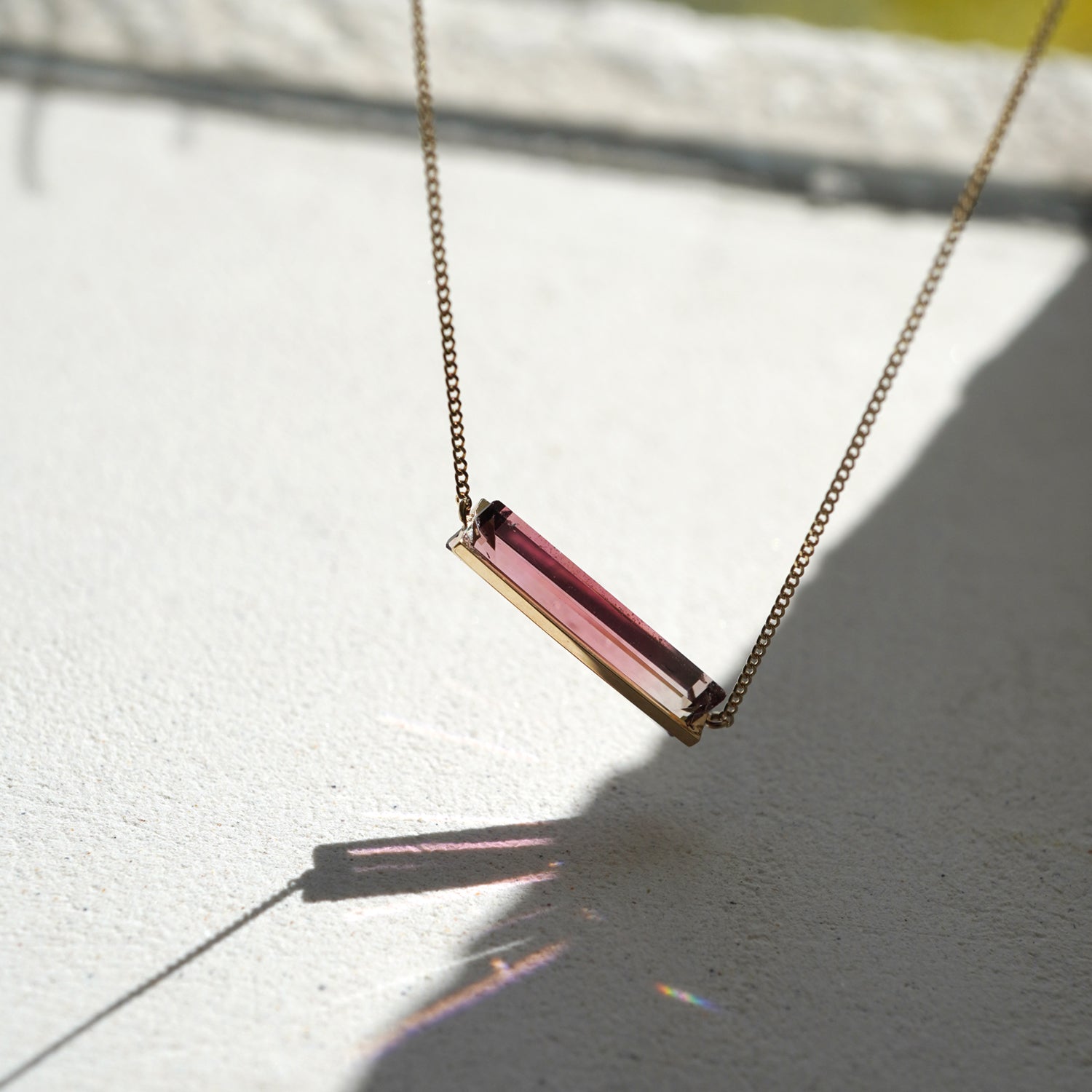 BAND NECKLACE TOURMALINE #3826