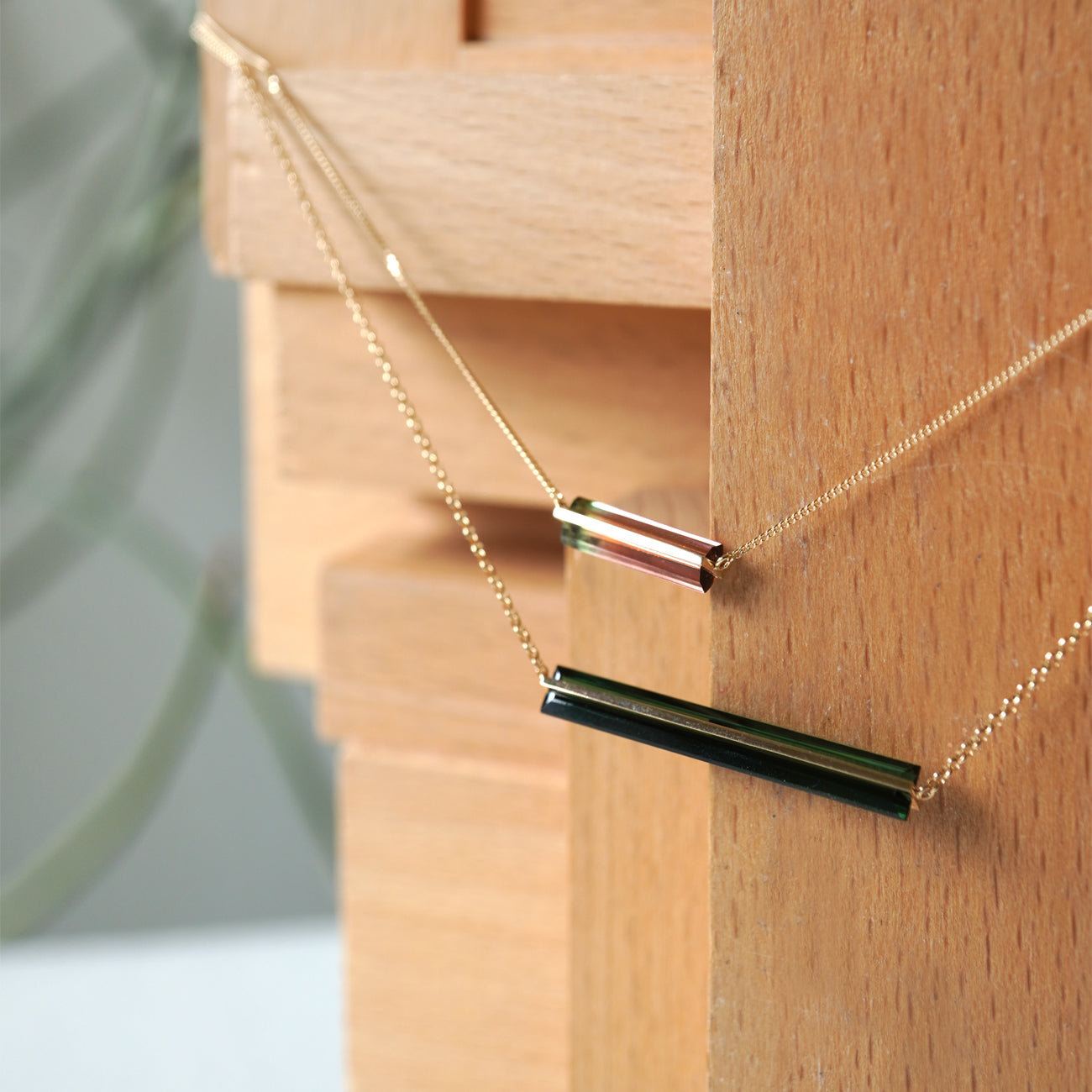 BAND NECKLACE TOURMALINE #4035