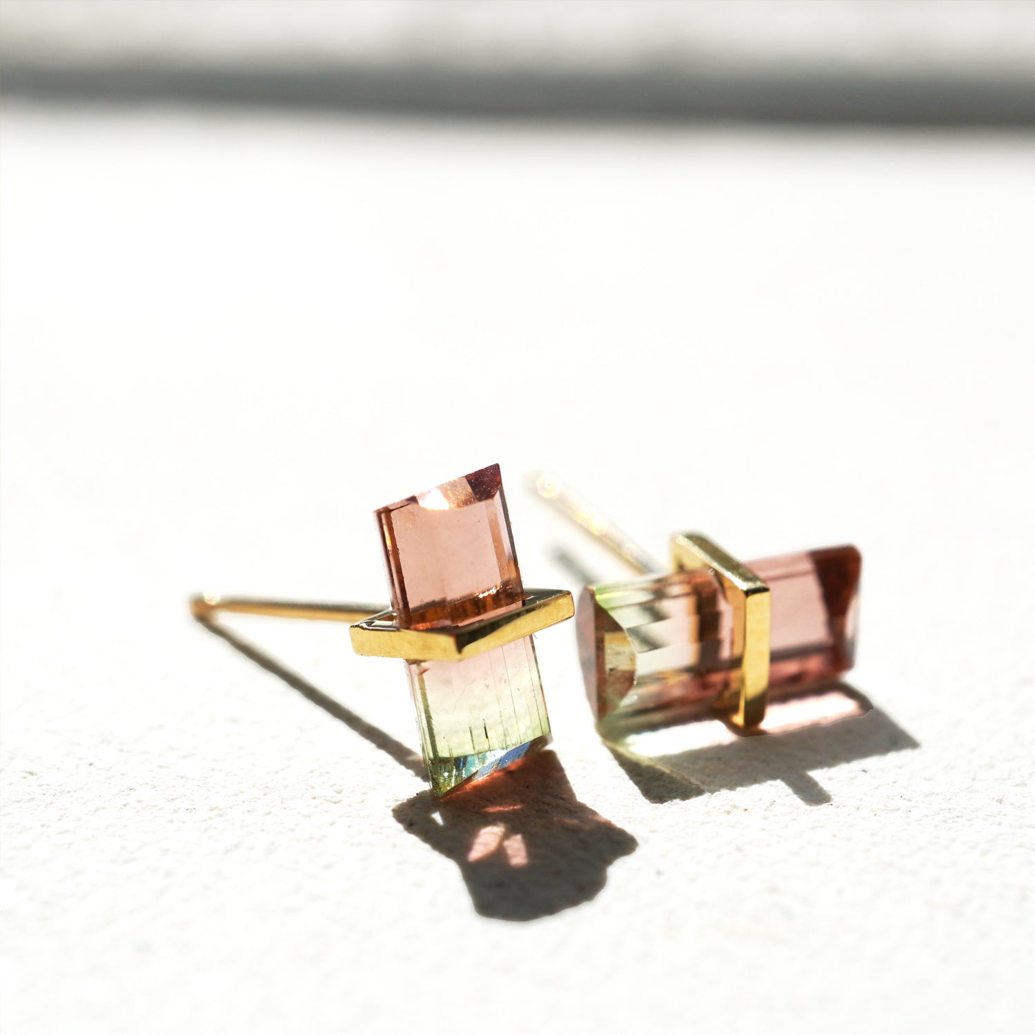 BAND EARRINGS TOURMALINE#3175