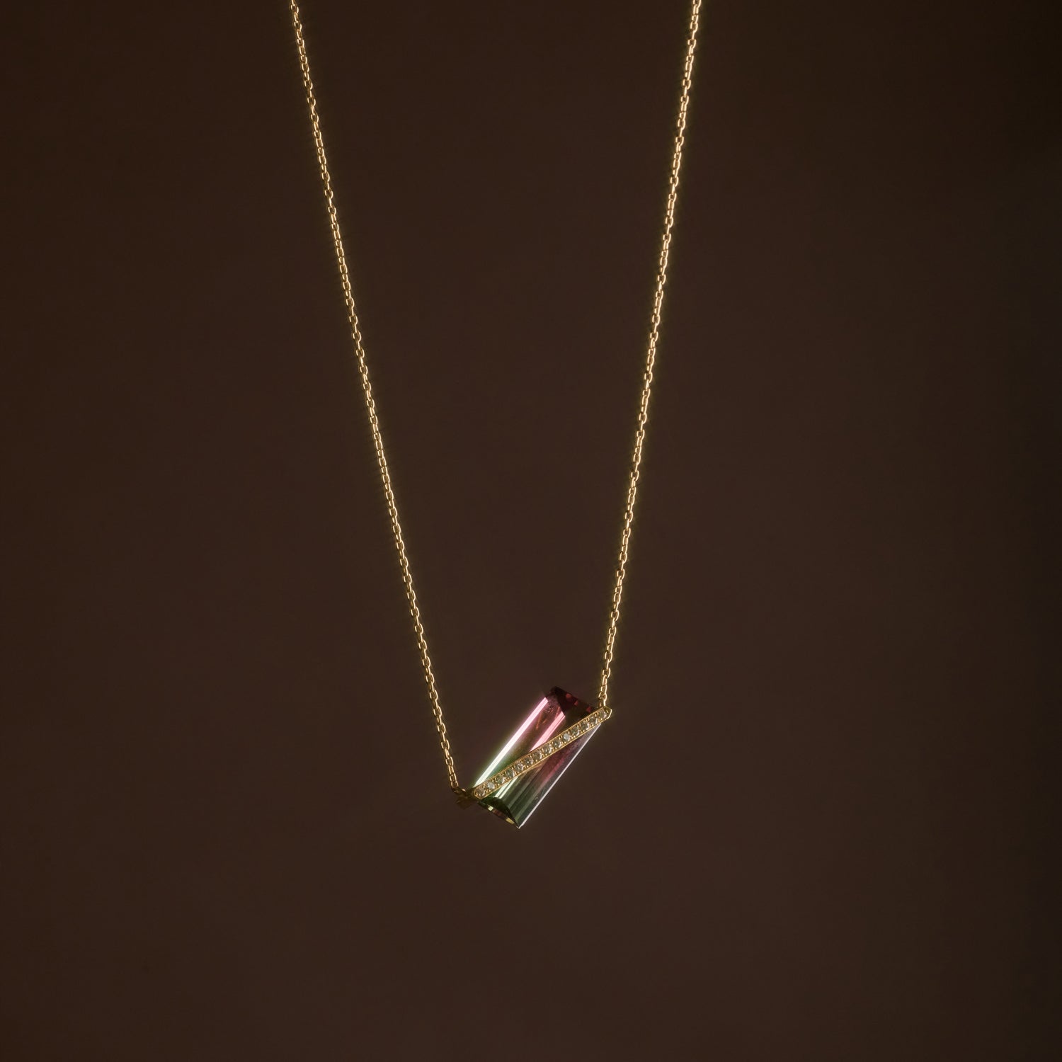 BAND NECKLACE TOURMALINE #3925