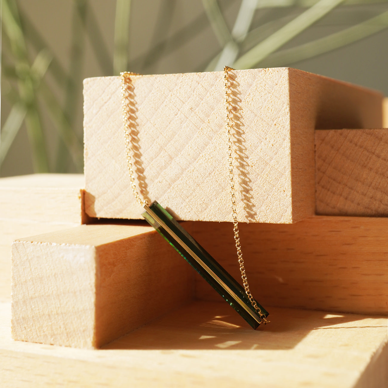 BAND NECKLACE TOURMALINE #4046