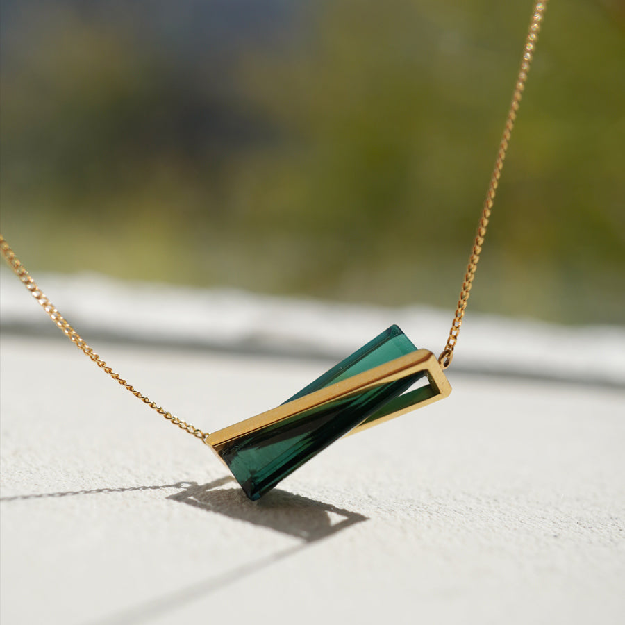 BAND NECKLACE TOURMALINE #3803