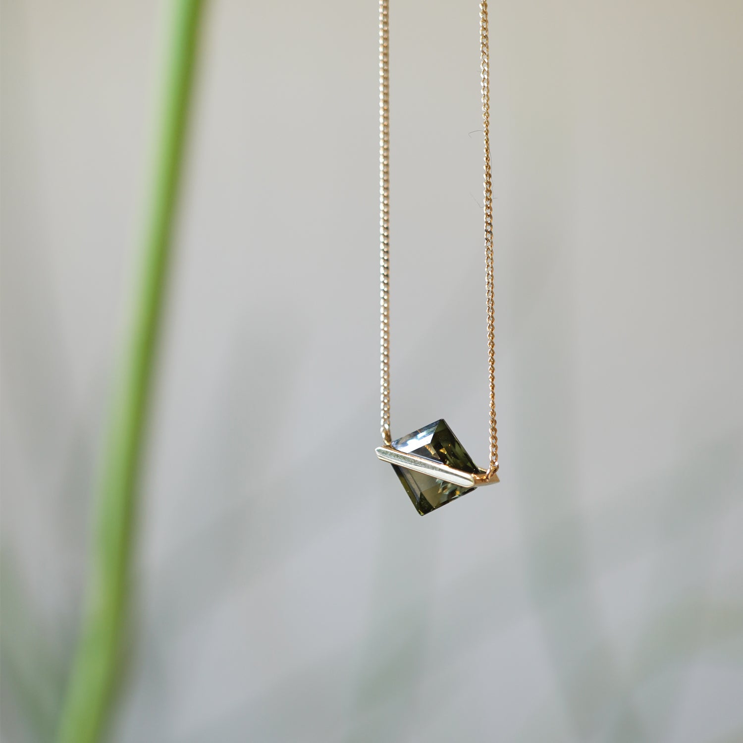 BAND NECKLACE TOURMALINE #3818