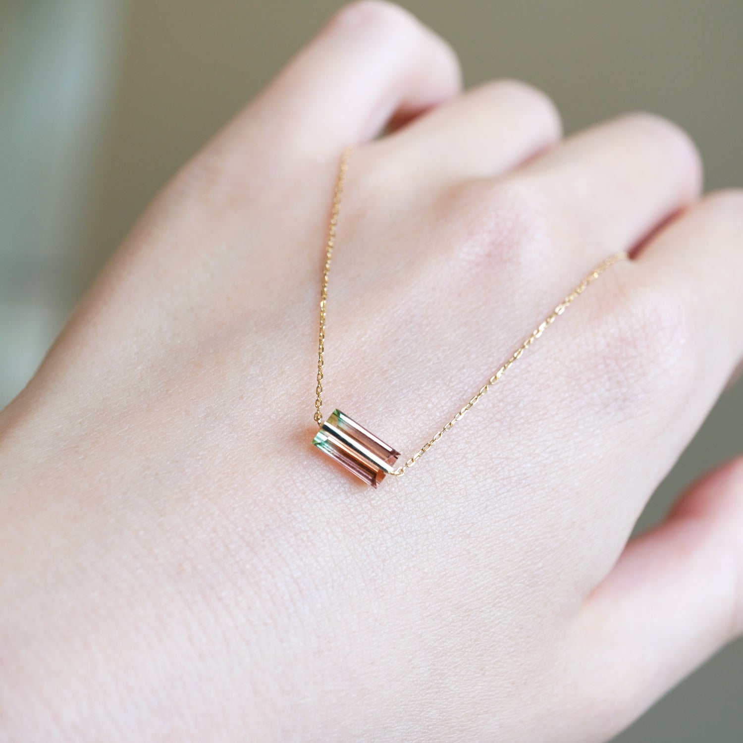 BAND NECKLACE TOURMALINE #3353