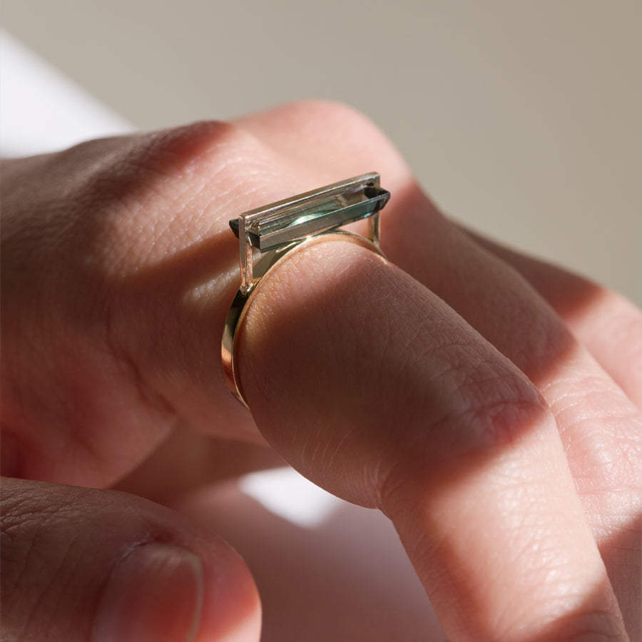 BAND RING TOURMALINE#4096