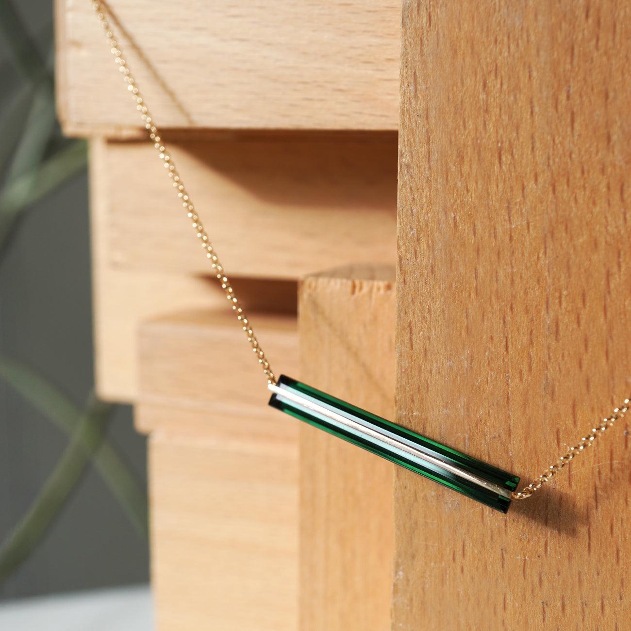 BAND NECKLACE TOURMALINE #4046