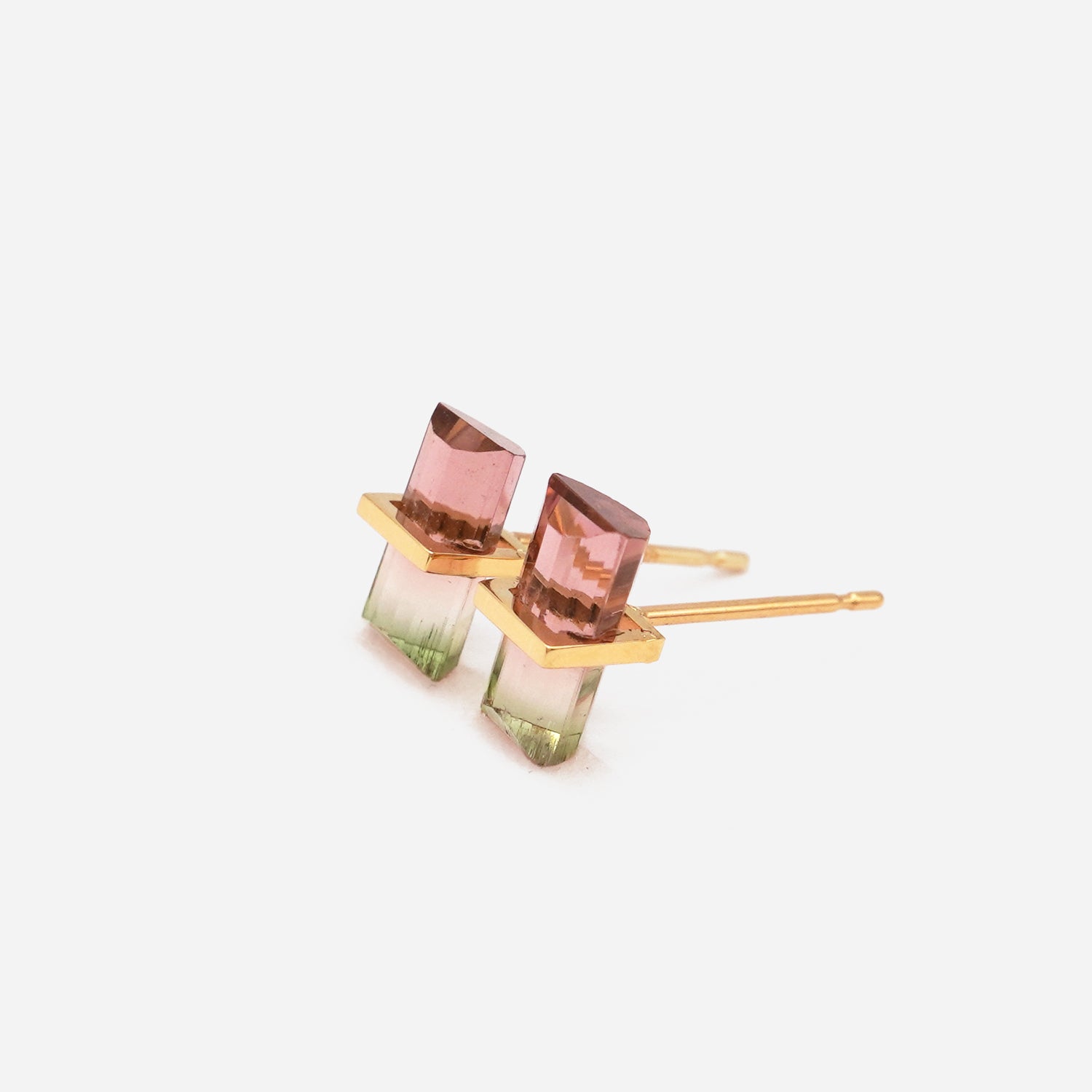 BAND EARRINGS TOURMALINE#3175