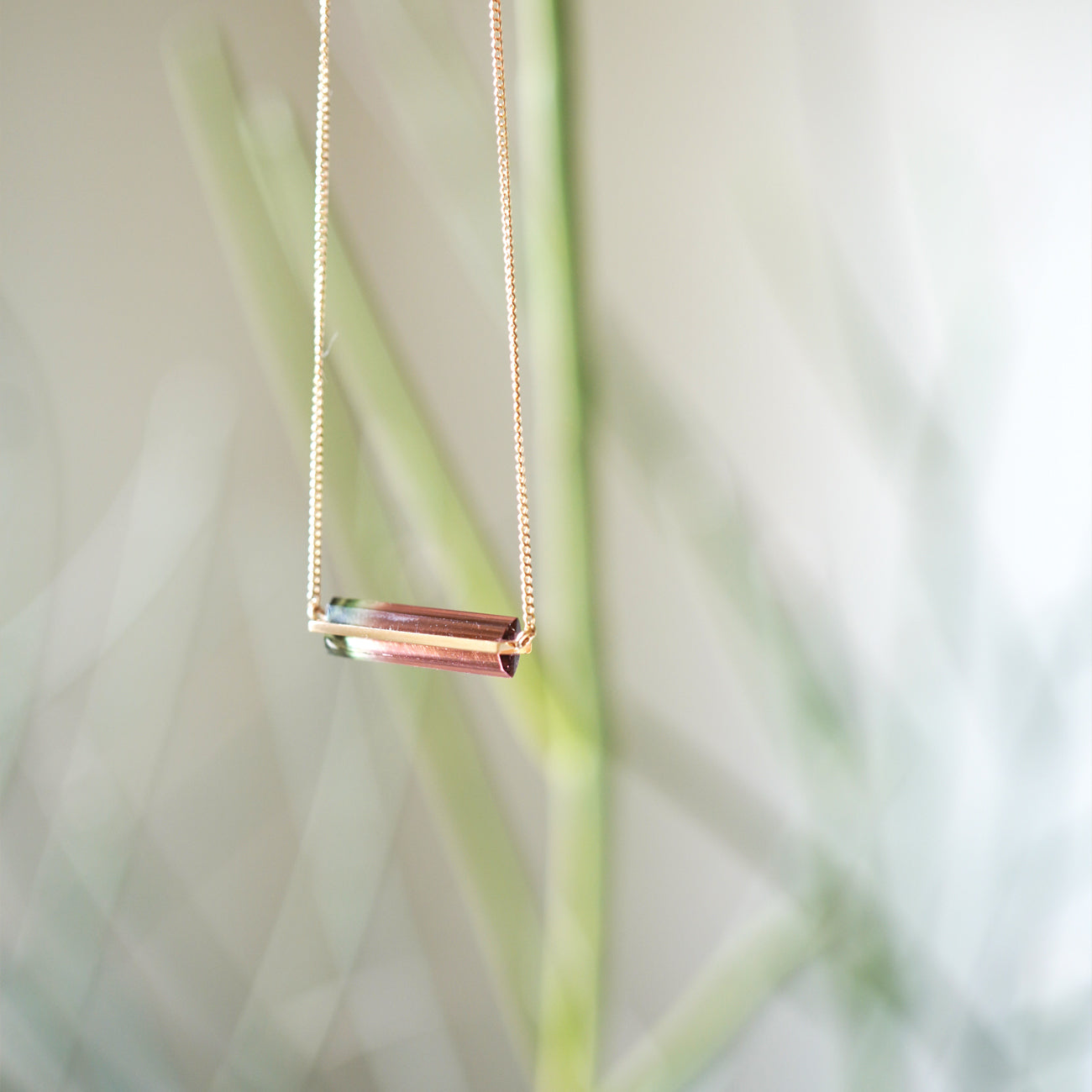 BAND NECKLACE TOURMALINE #4035