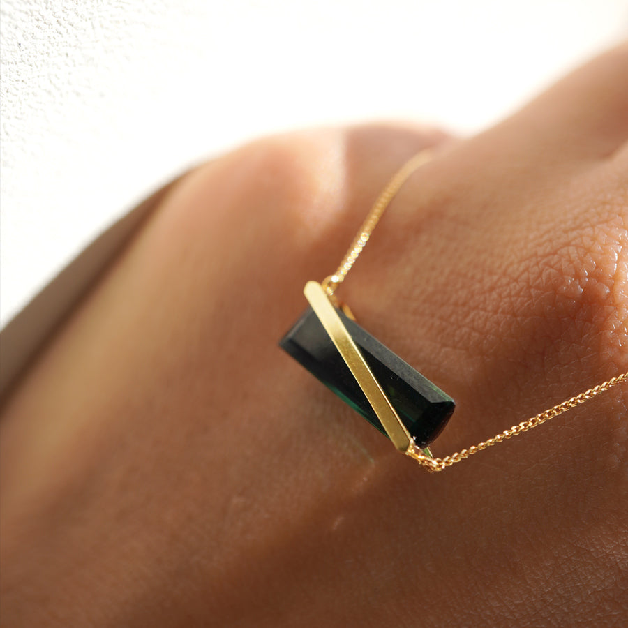 BAND NECKLACE TOURMALINE #3803
