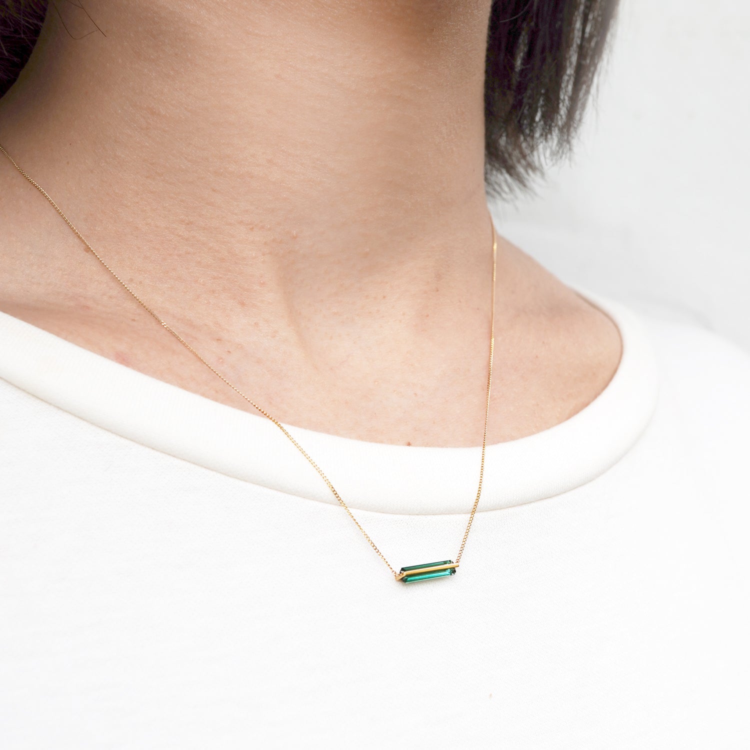 BAND NECKLACE TOURMALINE #3095