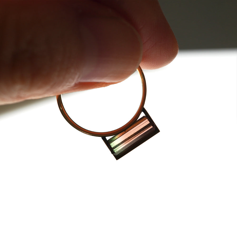 BAND RING TOURMALINE#3438