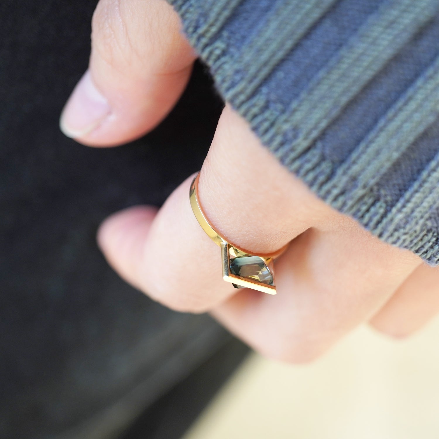 BAND RING TOURMALINE#3801