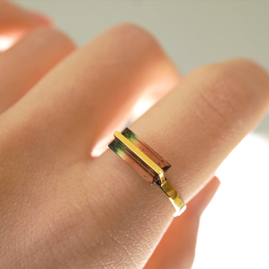 BAND RING TOURMALINE#3438