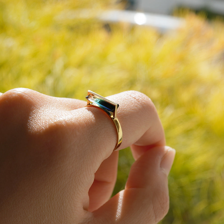 BAND RING TOURMALINE #3036
