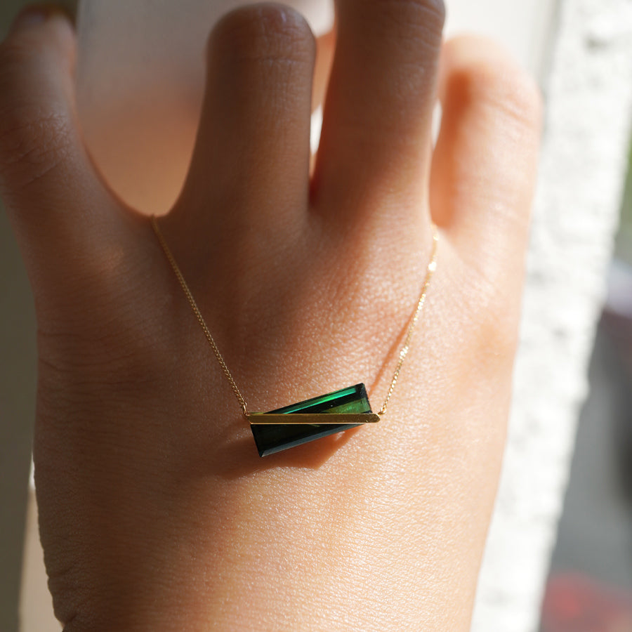 BAND NECKLACE TOURMALINE #3803