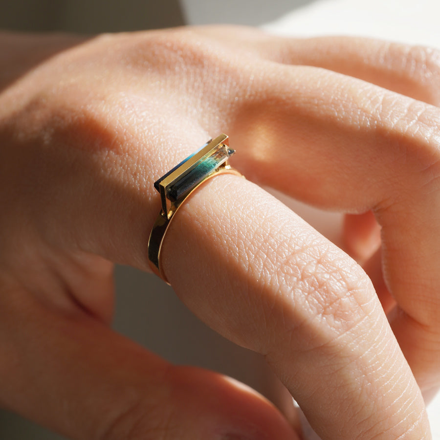 BAND RING TOURMALINE #3036