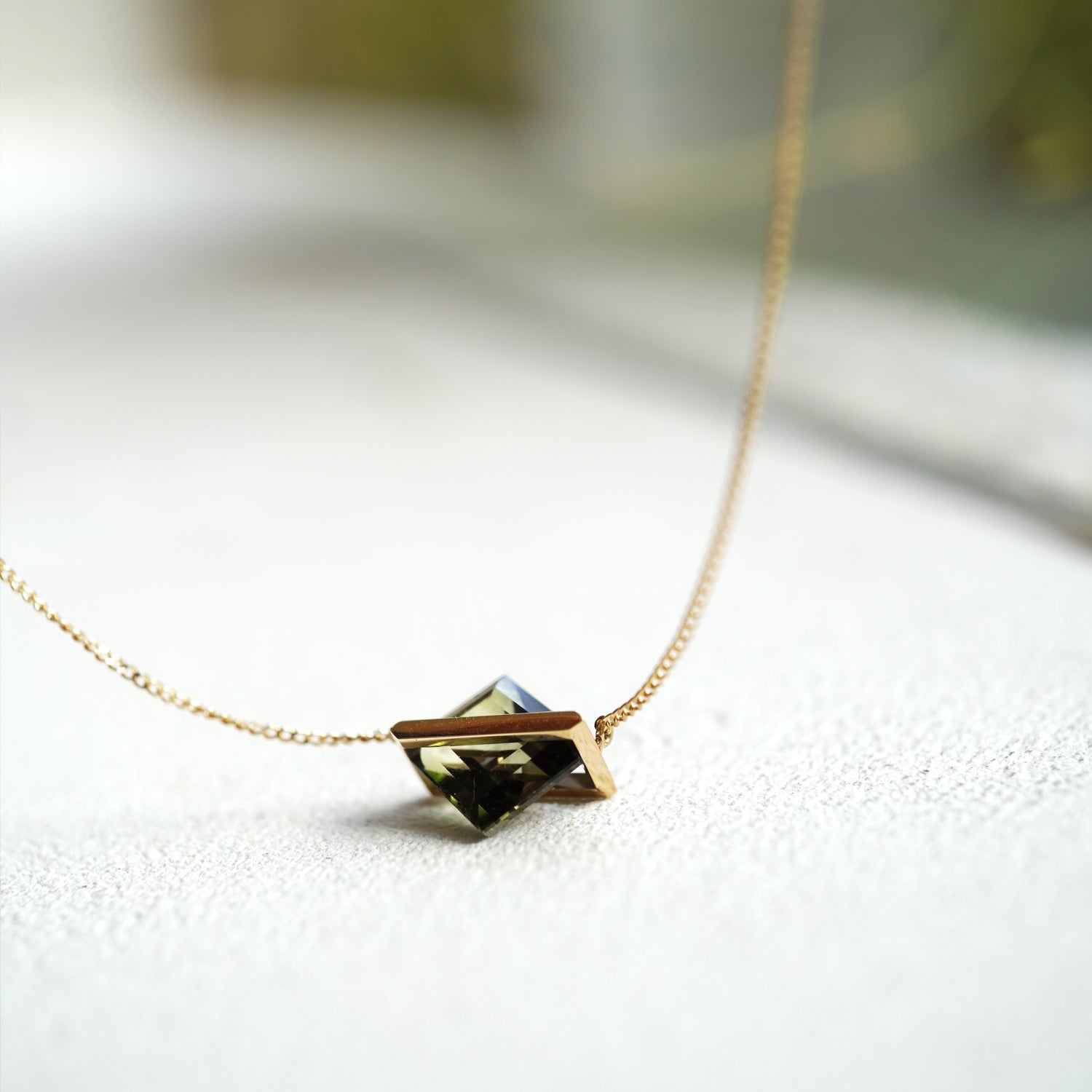 BAND NECKLACE TOURMALINE #3818