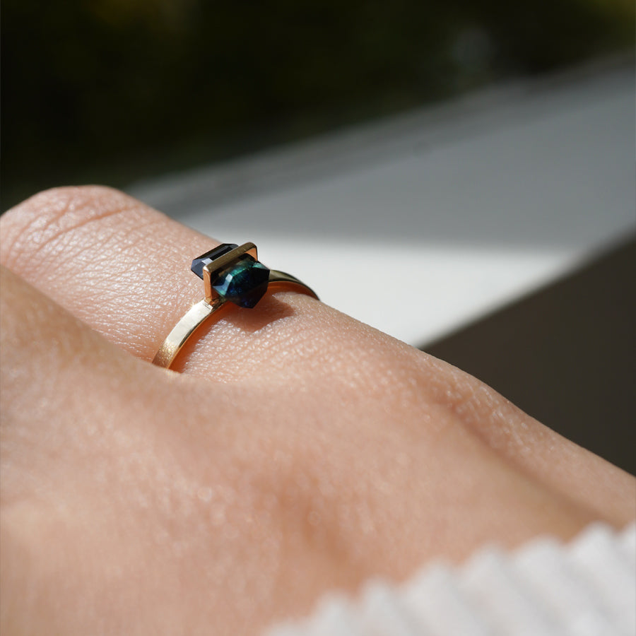 BAND RING TOURMALINE#4187