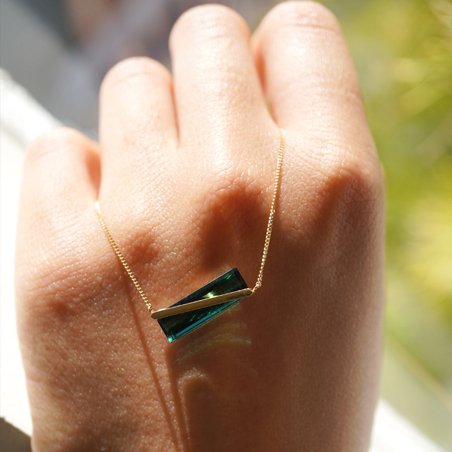 BAND NECKLACE TOURMALINE #3803
