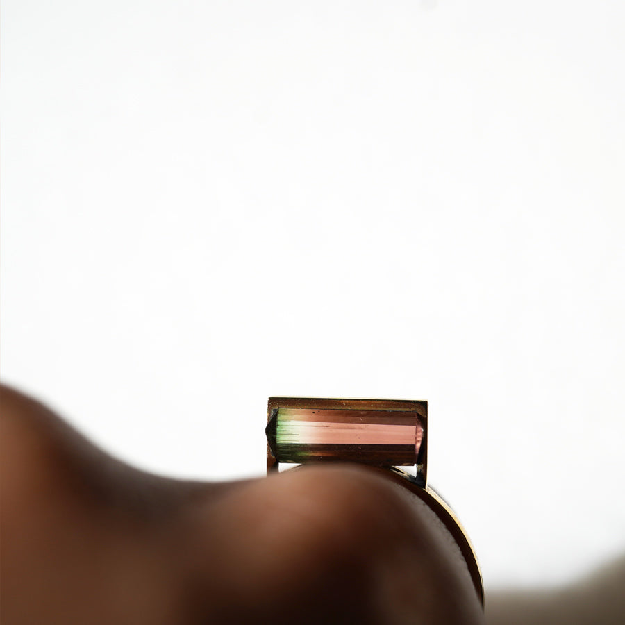 BAND RING TOURMALINE#3438
