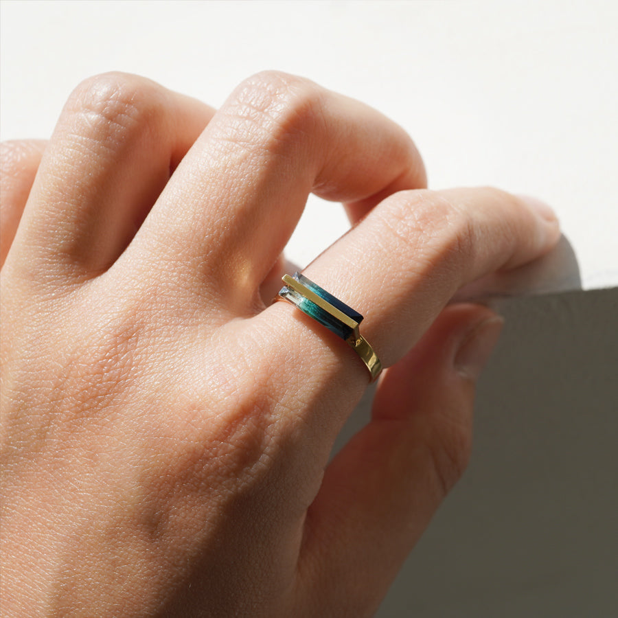 BAND RING TOURMALINE #3036