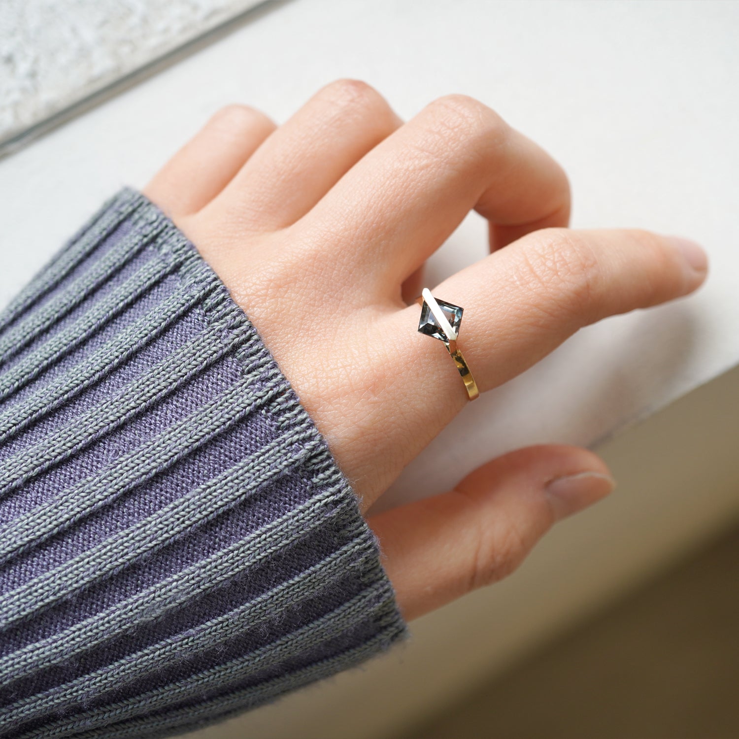 BAND RING TOURMALINE#3801