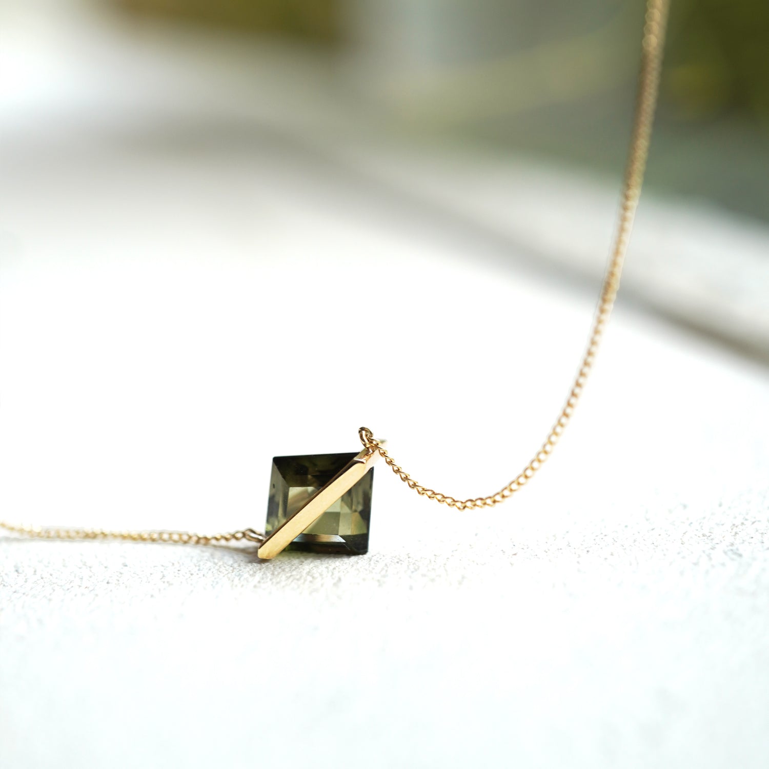 BAND NECKLACE TOURMALINE #3818