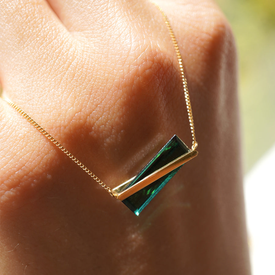 BAND NECKLACE TOURMALINE #3803